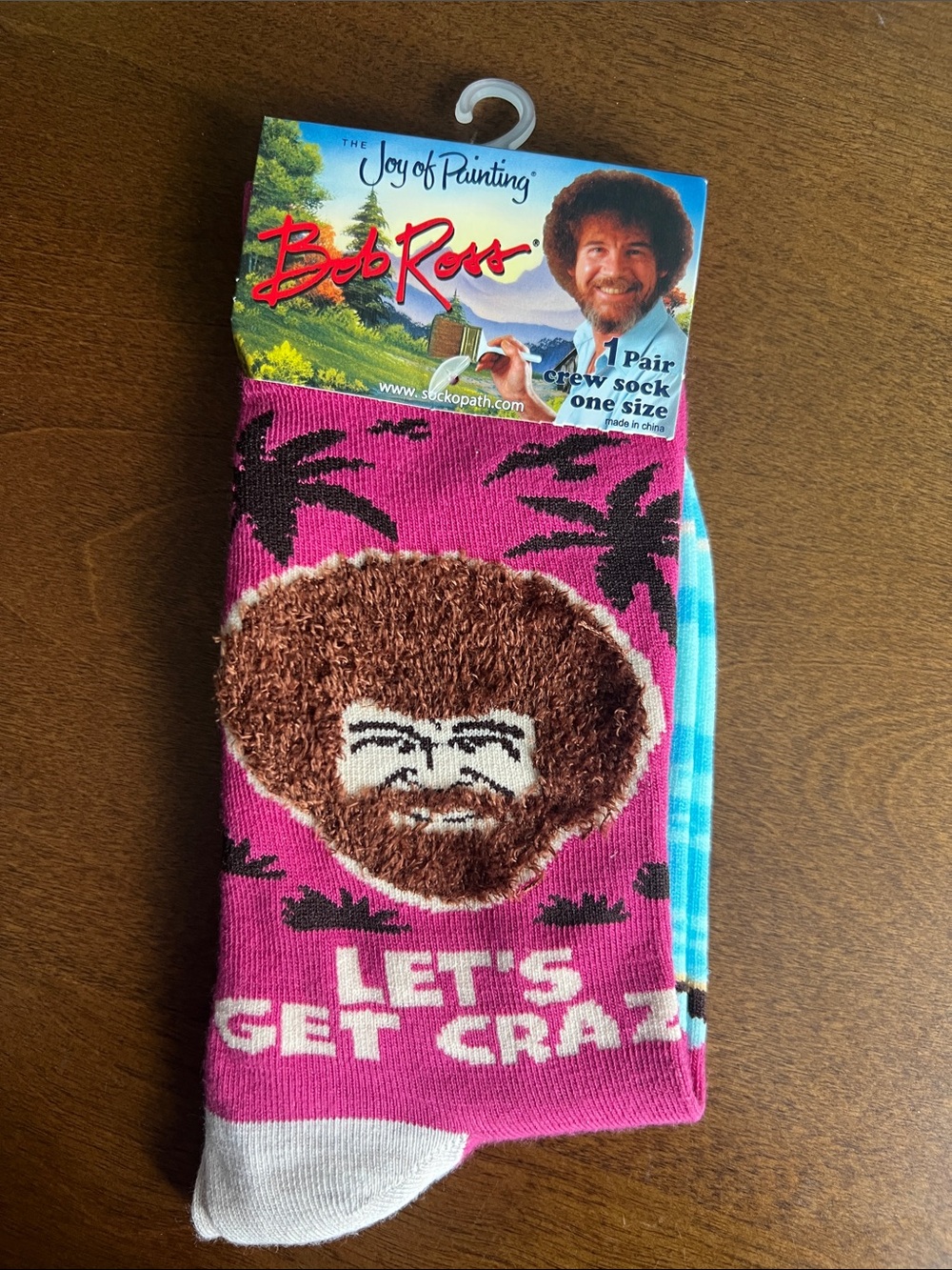 Bob Ross The Joy of Painting Crew Socks